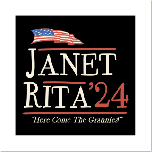 Janet & Rita For 2024 Posters and Art